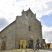 Iglesia Santiago de Villafranca | Patrimonio autoriza la rehabilitación del muro que separa la calle de Santiago de la Iglesia de Santiago de Villafranca