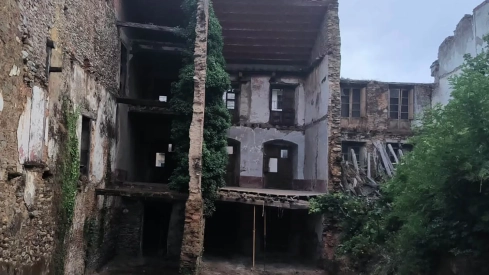 Estado actual obras Casa Gil Jardín Romántico del Bierzo