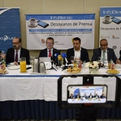 Desayuno de prensa con el consejero de Agricultura y Ganadería