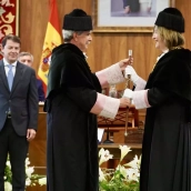 Investidura de la nueva rectora de la ULE, Nuria González Álvarez