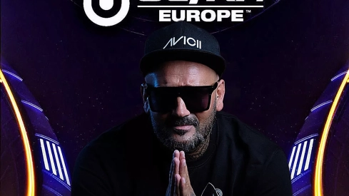 Cartel de Albert Novo en el Ultra Europe.