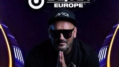 Cartel de Albert Novo en el Ultra Europe. Cartel de Albert Novo en el Ultra Europe.
