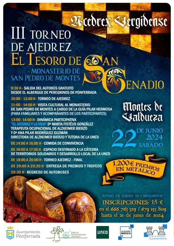 Torneo de Ajedrez ‘El Tesoro de San Genadio’ Torneo de Ajedrez ‘El Tesoro de San Genadio’