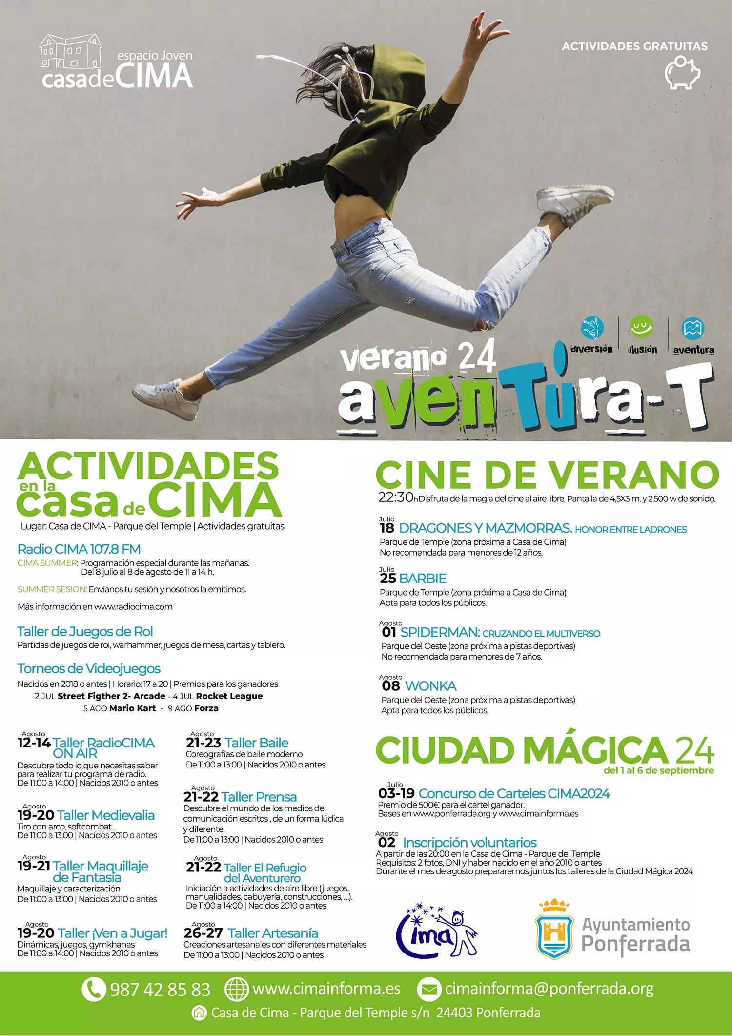 Cartel aventuraT Verano 24 1 Cartel aventuraT Verano 24 1