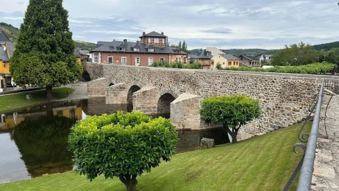 Playa fluvial de Molinaseca