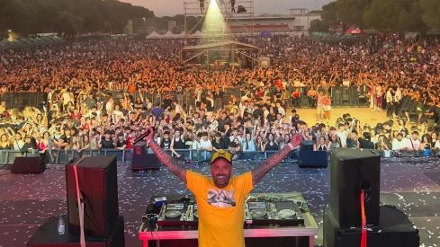 El Dj berciano Albert Novo y Juan Magán hicieron vibrar a más de 12.000 personas en el Negrita Music Festival de Simancas (Valladolid)
