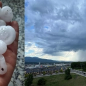 Granizo en El Bierzo