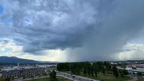 Aviso amarillo por tormentas, granizo y fuertes lluvias en León, Zamora y Valladolid