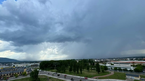 Tormenta en Ponferrada