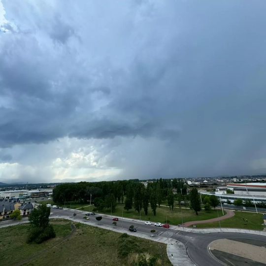 Tormenta en Ponferrada Tormenta en Ponferrada
