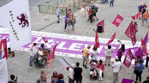 Celebración del pleno Diputación de León Autonomía Leonesa8