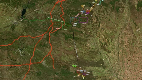 Proyecto Nudo Montearenas Sur 400 kV e infraestructuras de evacuación Nudo Montearenas 220 kV plantas fotovoltaicas zona Quintana y Congosto