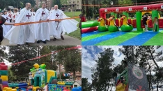 Mini Temple en el Parque del Temple de Ponferrada