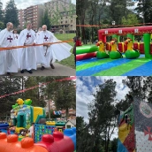Mini Temple en el Parque del Temple de Ponferrada