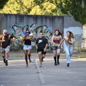 Carrera de tacones por el Orgullo en Ponferrada Carrera de tacones por el Orgullo en Ponferrada