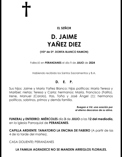 JAIME YAÑEZ DIEZ