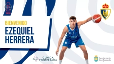 Ezequiel Herrera nuevo fichaje del Baloncesto Clínica Ponferrada