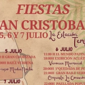 Cartel Fiestas San Cristóbal Ponferrada