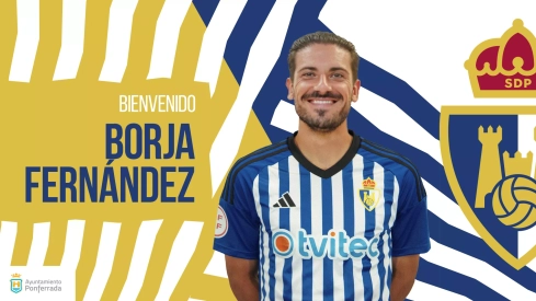 El centrocampista Borja Fernández se une a la Ponferradina | Foto: Ponferradina