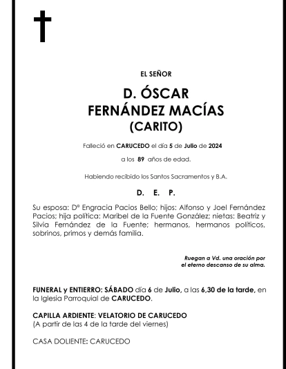 ÓSCAR FERNÁNDEZ MACÍAS