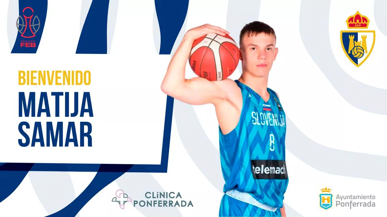 Matija Samar nuevo jugador del Clínica Ponferrada SDP Matija Samar nuevo jugador del Clínica Ponferrada SDP