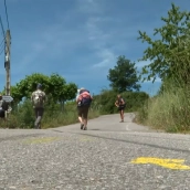 Camino a la altura de Valtuille 