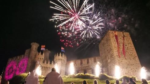 Imagen del desfile de la Noche Templaria de Ponferrada 2024
