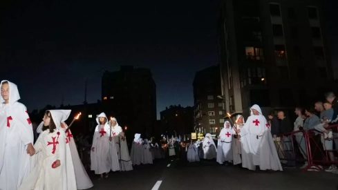 Ponferrada renueva sus votos con el misterio del Temple