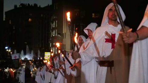 Ponferrada renueva sus votos con el misterio del Temple