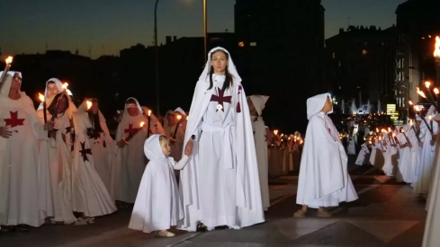 Ponferrada renueva sus votos con el misterio del Temple