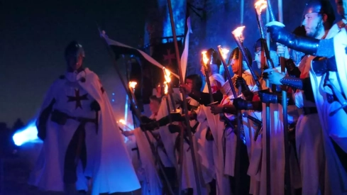 Ponferrada renueva sus votos con el misterio del Temple