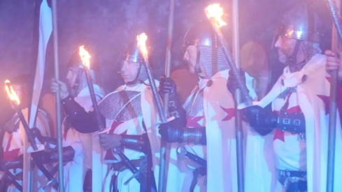 Ponferrada renueva sus votos con el misterio del Temple