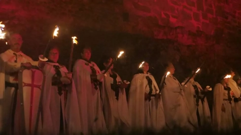 Ponferrada renueva sus votos con el misterio del Temple