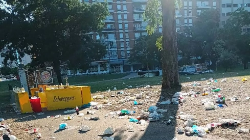 El Parque del Temple esta mañana