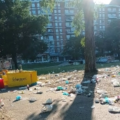 El Parque del Temple esta mañana