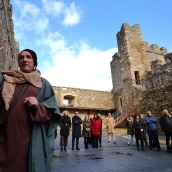 Visita teatralizada al Castillo de los Templarios a cargo de la compañía Conde Gatón