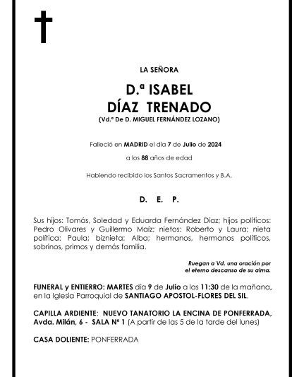 ISABEL DÍAZ TRENADO