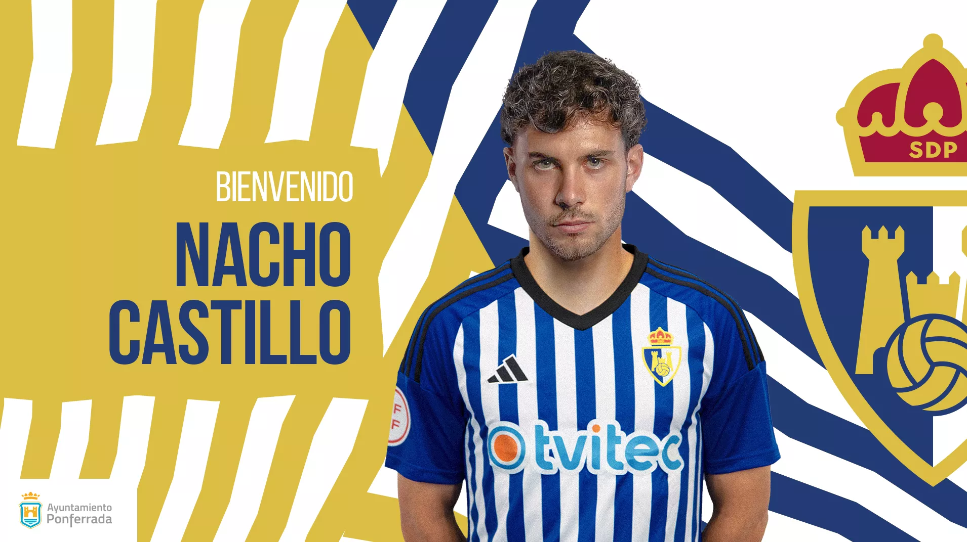 Nacho Castillo, otra pieza para el centro del campo de la Ponferradina Nacho Castillo, otra pieza para el centro del campo de la Ponferradina