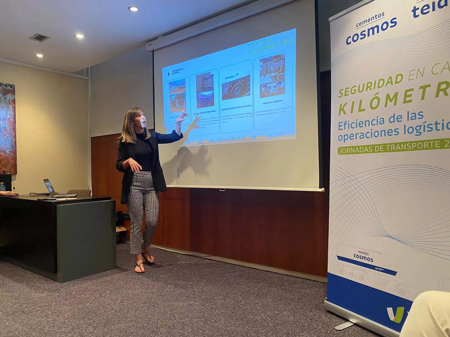 jornada de seguridad de Votorantim Cimentos para sus transportistas en Toral de los Vados jornada de seguridad de Votorantim Cimentos para sus transportistas en Toral de los Vados