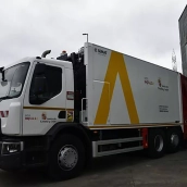 Camión basura Bierzo central | La Junta apuesta por la digitalización de la gestión de residuos con nuevas ayudas a entidades locales