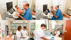 Imagen del reconocimiento médico de la Ponferradina en Clínica Ponferrada Imagen del reconocimiento médico de la Ponferradina en Clínica Ponferrada