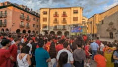 Ponferrada vive la final de la Eurocopa Ponferrada vive la final de la Eurocopa