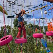 Imagen de un parque de aventuras