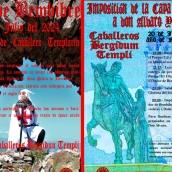 Ordenación de nuevo miembro e imposición capa Caballeros Bergidum Templi