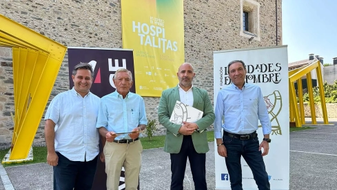 Grupo Valcarce y la Fundación Las Edades del Hombre han firmado el acuerdo que une fuerzas para promocionar 'Hospitalitas'