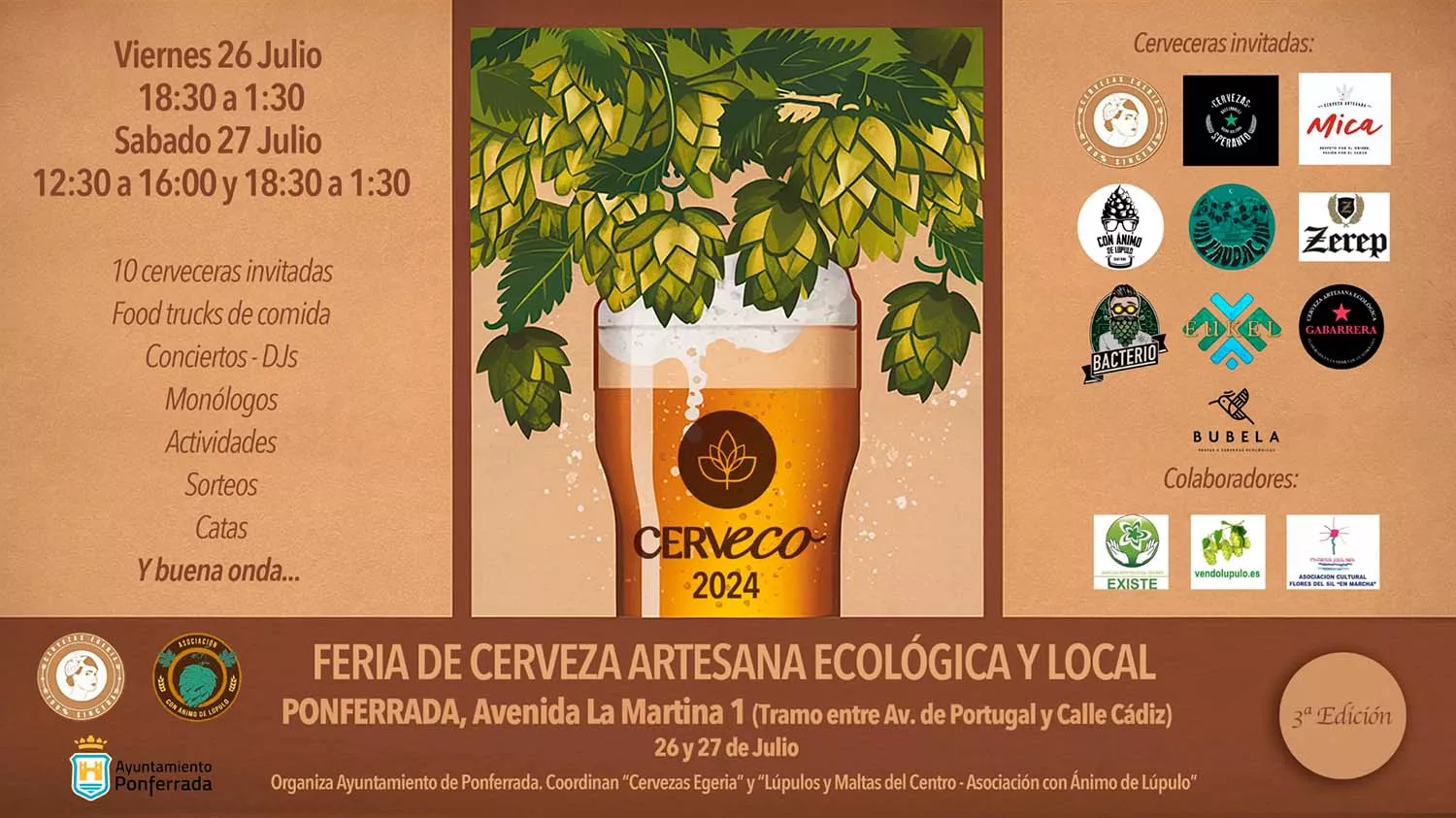 Cartel de la tercera edición de 'Cercevo' en Ponferrada Cartel de la tercera edición de 'Cercevo' en Ponferrada