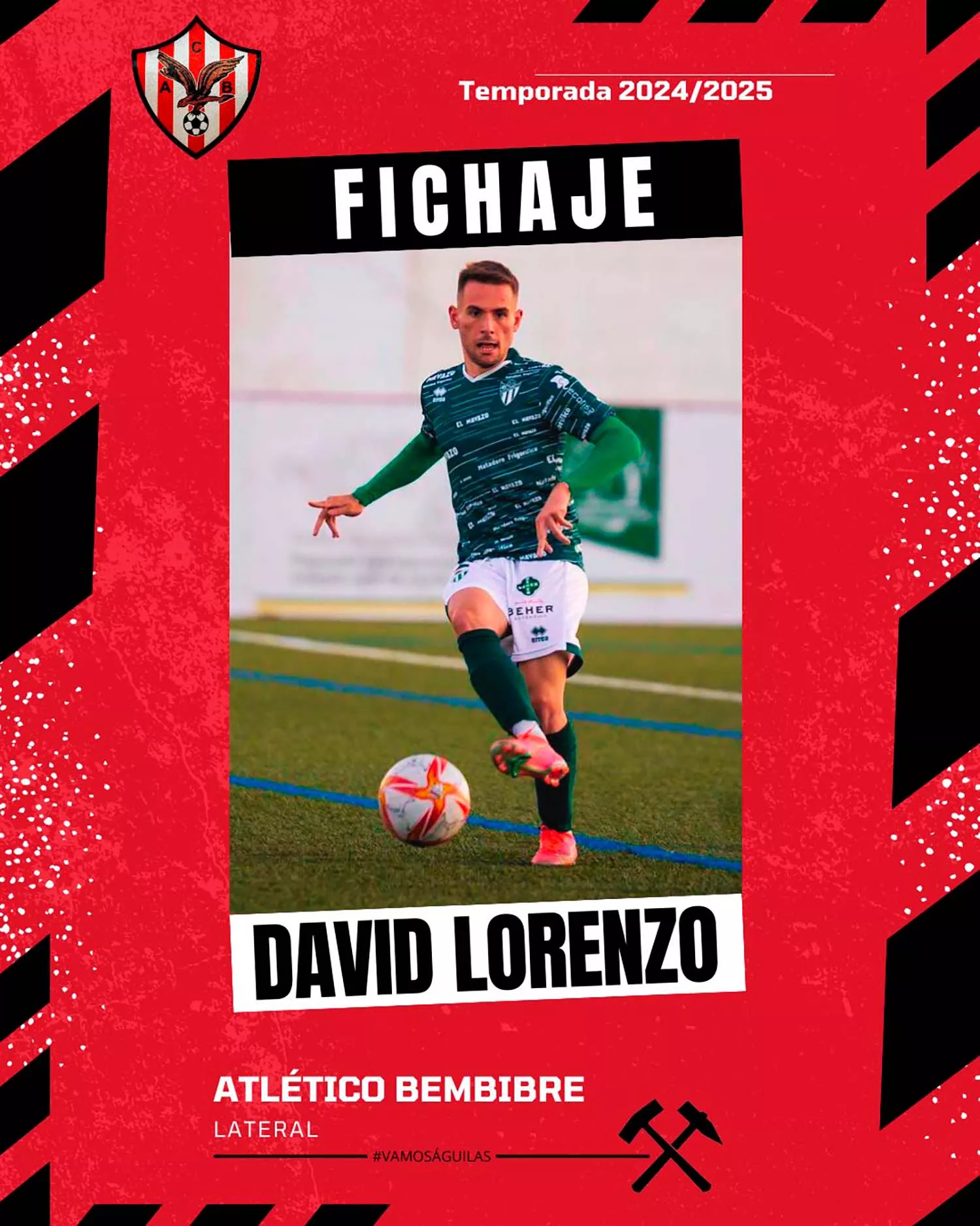 David Lorenzo es nuevo jugador del Atlético Bembibre David Lorenzo es nuevo jugador del Atlético Bembibre