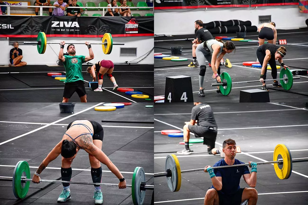 Prueba de halterofilia del February Challenge en Ponferrada