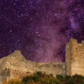 Observación estrellas Castillo de Cornatel | Foto: Ayto Priaranza