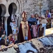 La Cruz de Peñalba 'regresa' al Valle del Silencio en la Fiesta Mozárabe